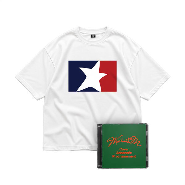 CD + Tee blanc drapeau